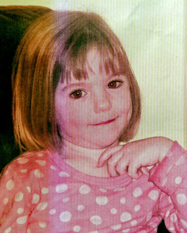 Madeleine McCann 2007-ben tűnt el hároméves korában.