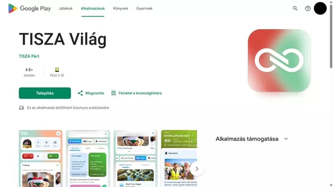 A Tisza Párt applikációja emberek megfigyelésére is alkalmas