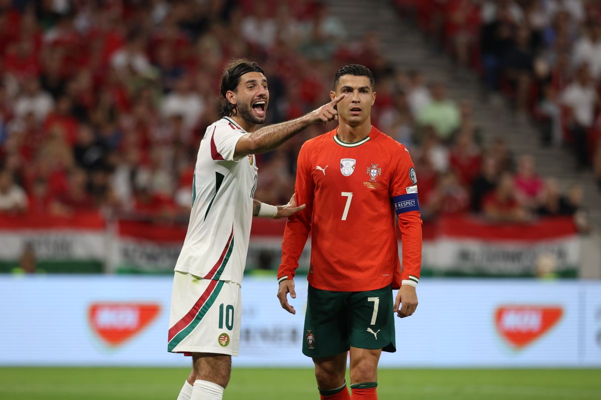 Szoboszlai (balra) szerint több volt a Ronaldóék elleni meccsben is