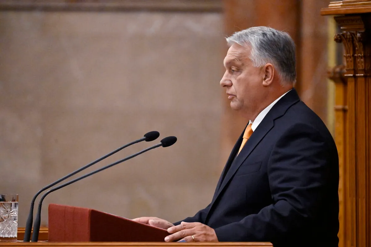 A gyermekvédelem álcája mögé bújva tüntettek Orbán Viktor miniszterelnök szerint.