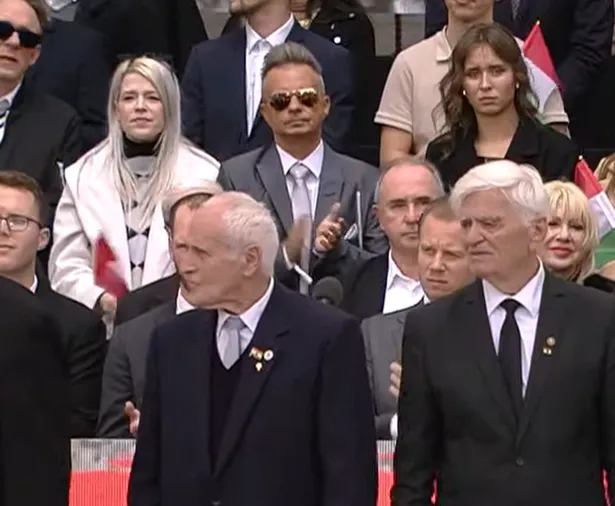 Muri Enikő a Békemeneten. Forrás: YouTube