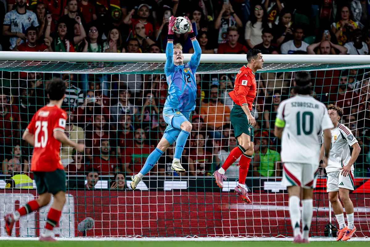 Tóth Balázs remekelt a magyar kapuban Portugália ellen
