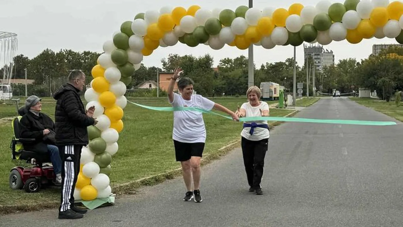 A sztrók után futóversenyen indult Andrea