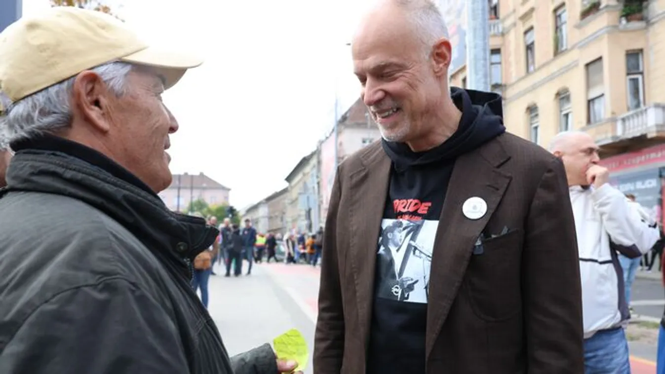 Szalay-Bobrovniczky Kristóf így érkezett meg a Békemenetre