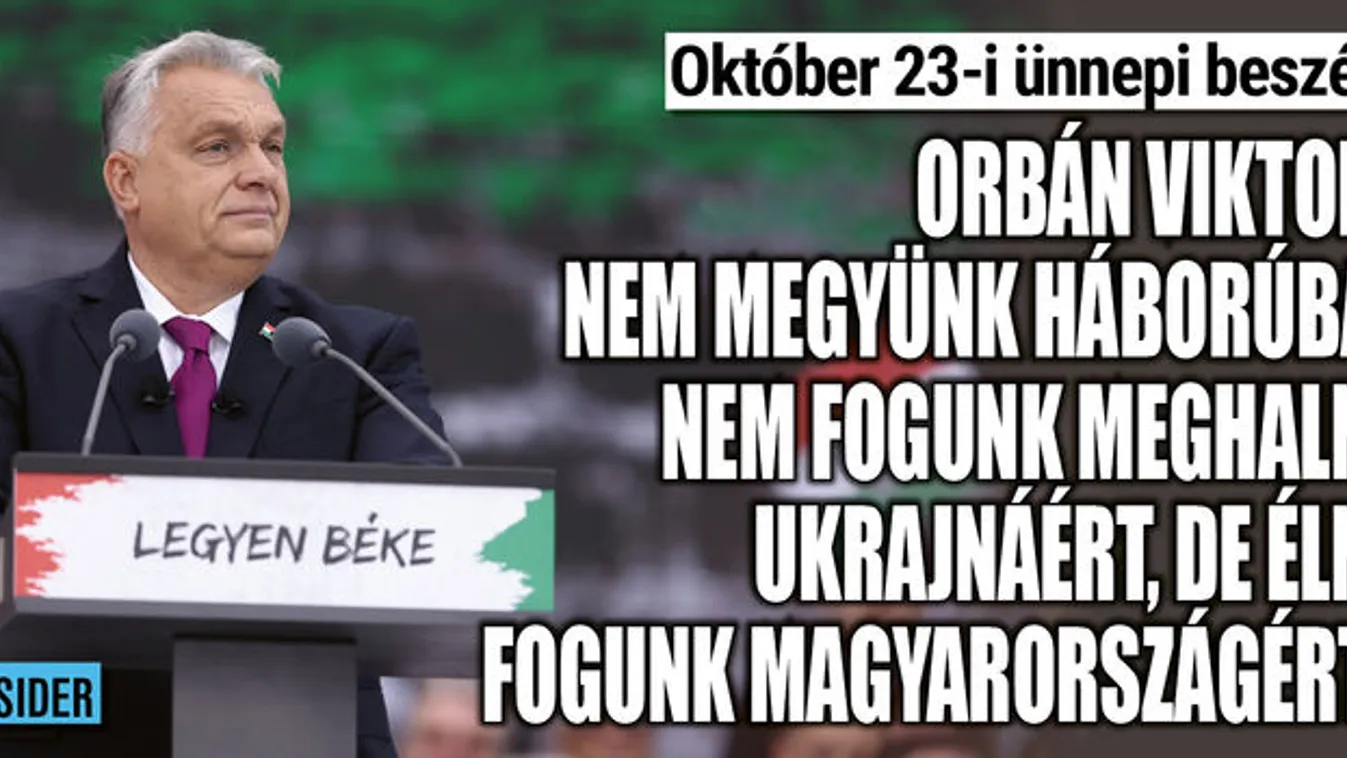 Orbán Viktor: nem fogunk meghalni Ukrajnáért