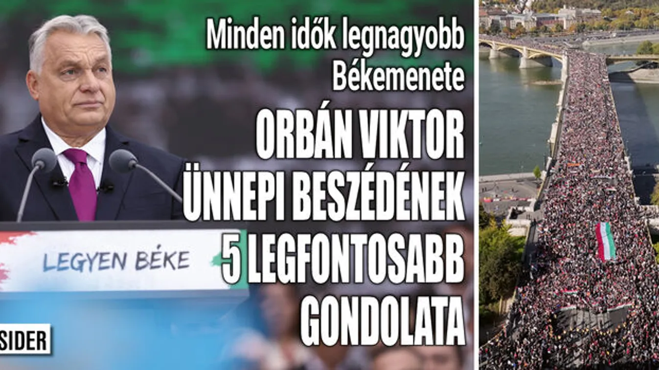 Orbán Viktor ünnepi beszédének 5 legfontosabb gondolata