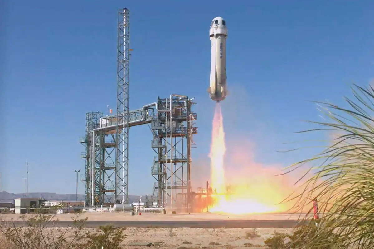 Blue Origin space tourism flight