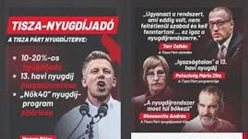 Még nagyobb nyugdíjadót akar a Tisza Párt szakértője. 30-40 százalékot!