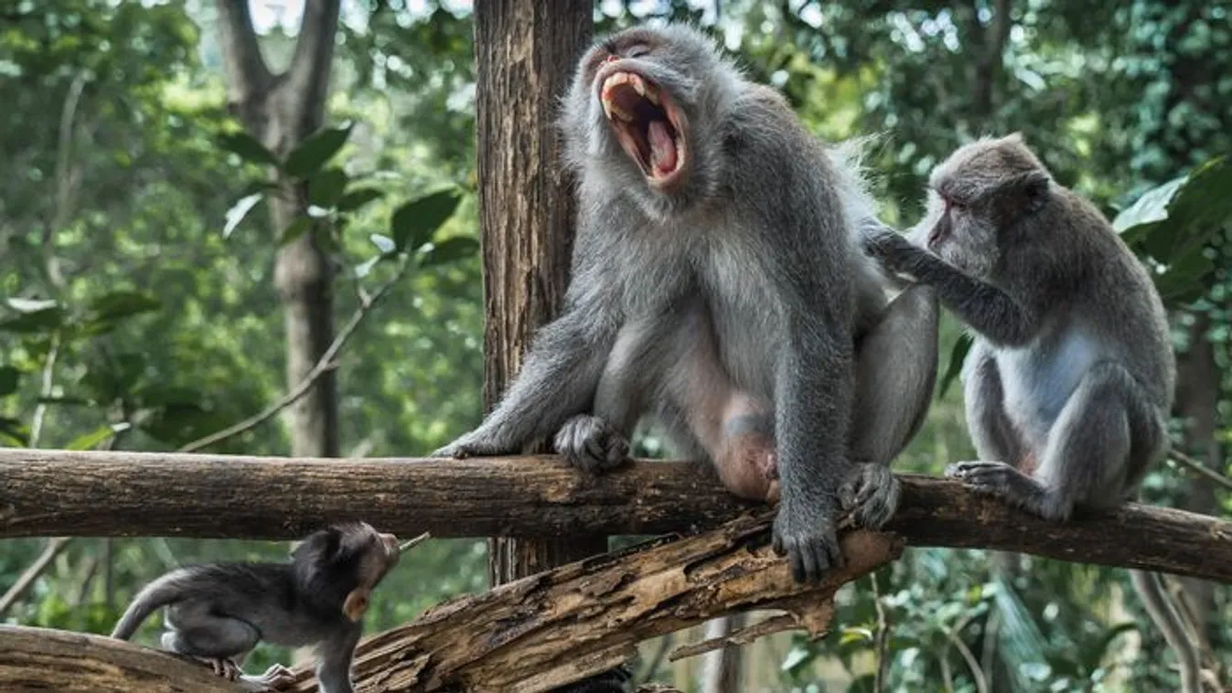 Azt hitte a majmok szövetkeznek ellene, hazamenekült
