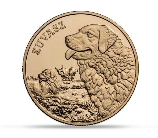 A “Magyar pásztor- és vadászkutyafajták” érmék sorozat 6. tagja