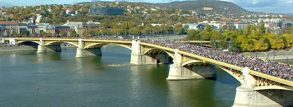 békemenet október 23 2025 drón