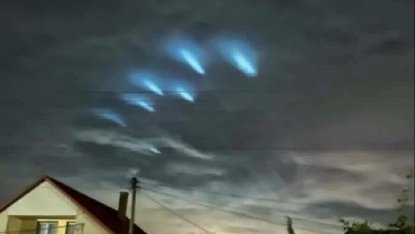 Furcsa, kék fények jelentek meg Borsod felett