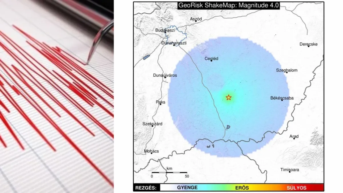 földrengés csongrádon