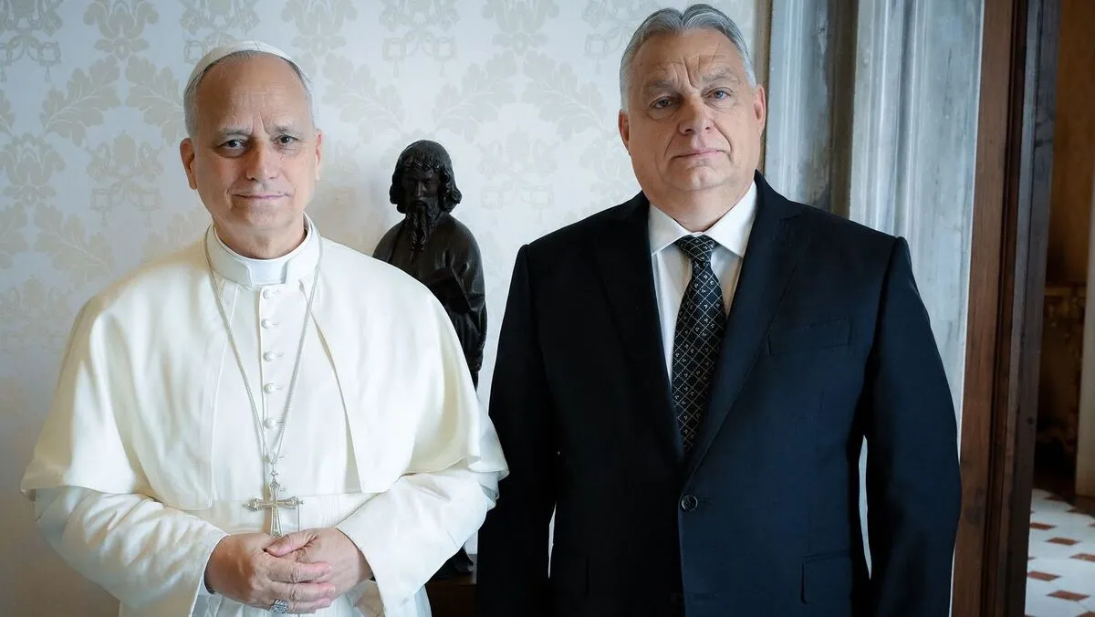 XIV. Leó pápa és Orbán Viktor 