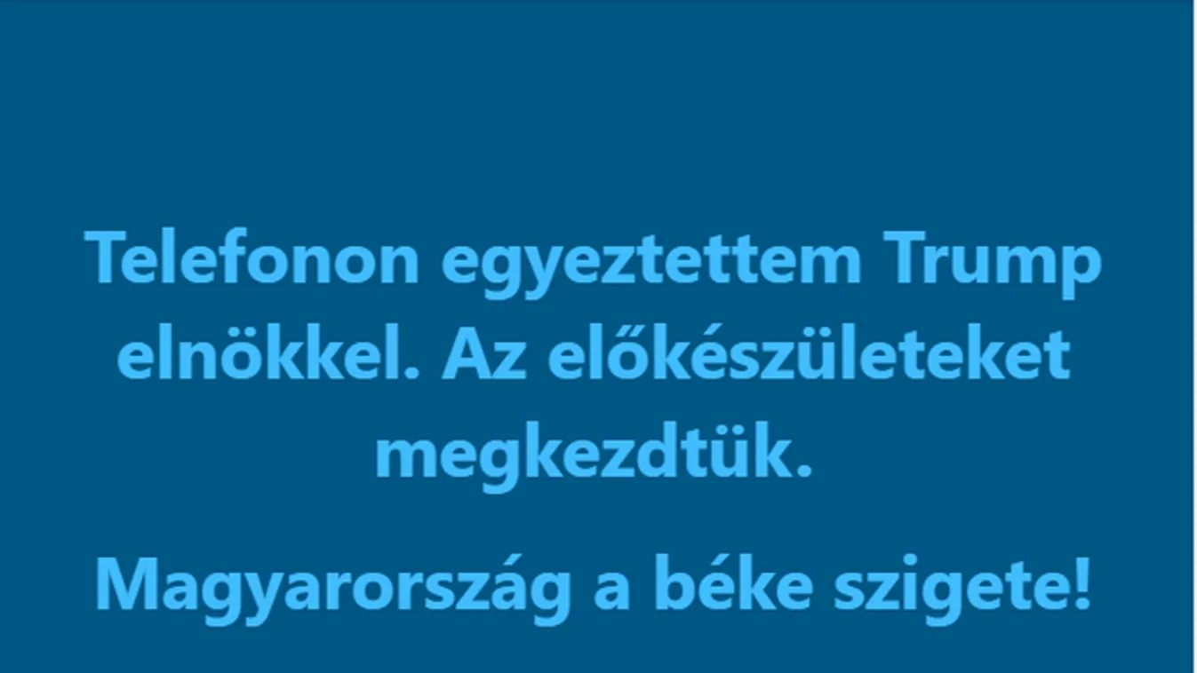 Trump-Putyin találkozó, a házigazda Orbán Viktor!