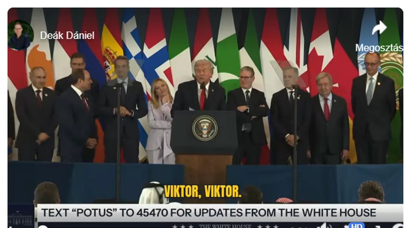 Trump Orbán Viktornak: 100 százalékban mögötted állunk!