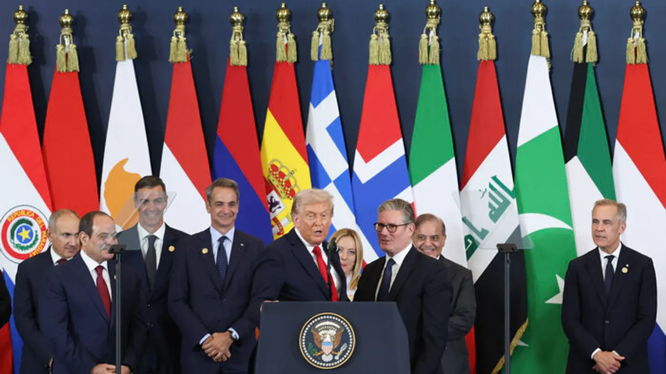 Aláírták Sarm es-Sejkben a gázai tűzszüneti megállapodást