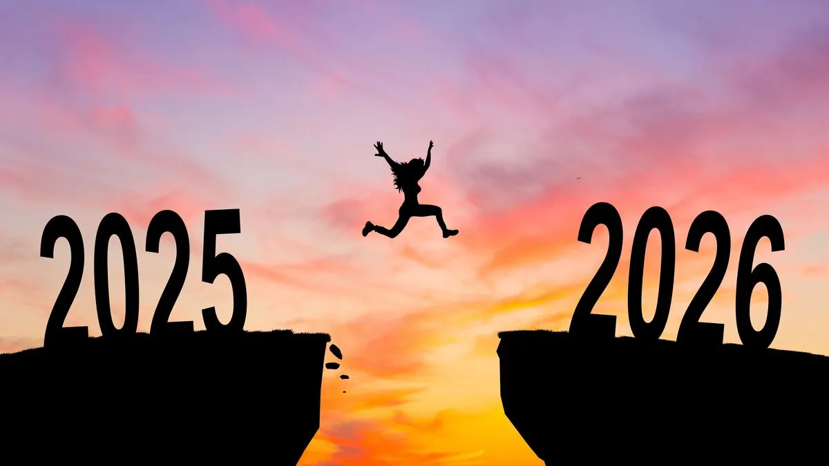 3 csillagjegy 2026-ban új életet kezd Welcome,Merry,Christmas,In,2026.,A,Young,Man,Jump,Between