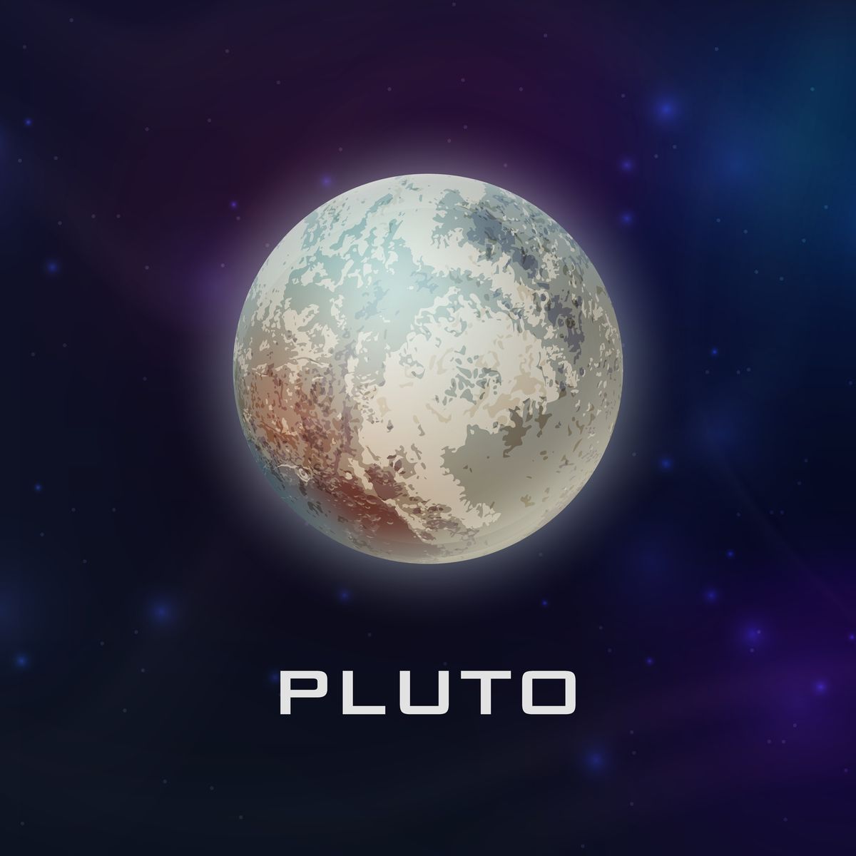 3 csillagjegynek óriási változást hoz a Plútó Planet,Pluto.,Vector,3d,Realistic,Space,Planet,In,Space,Starry