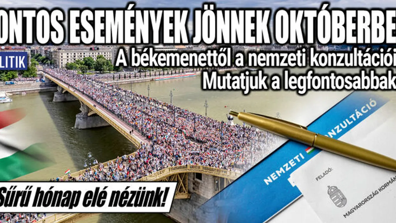 Nagyon sűrű lesz az október, mutatjuk, mikre kell figyelni