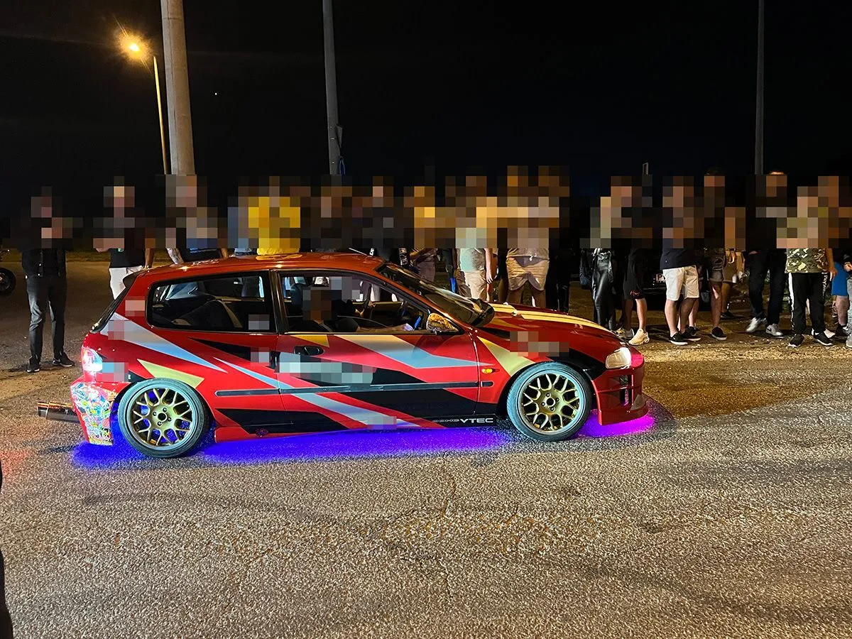 illegális gyorsulási verseny