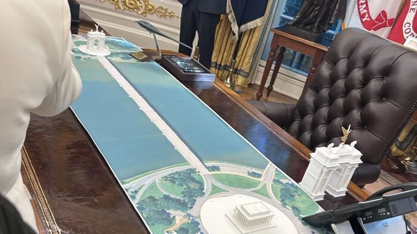 Trump egy monumentális diadalívet építene Washingtonban