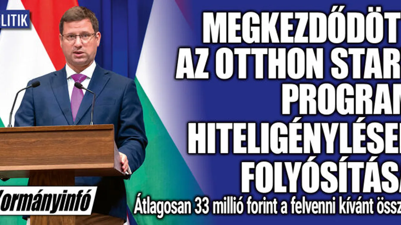 Megkezdődött az Otthon Start Program igénylések folyósítása