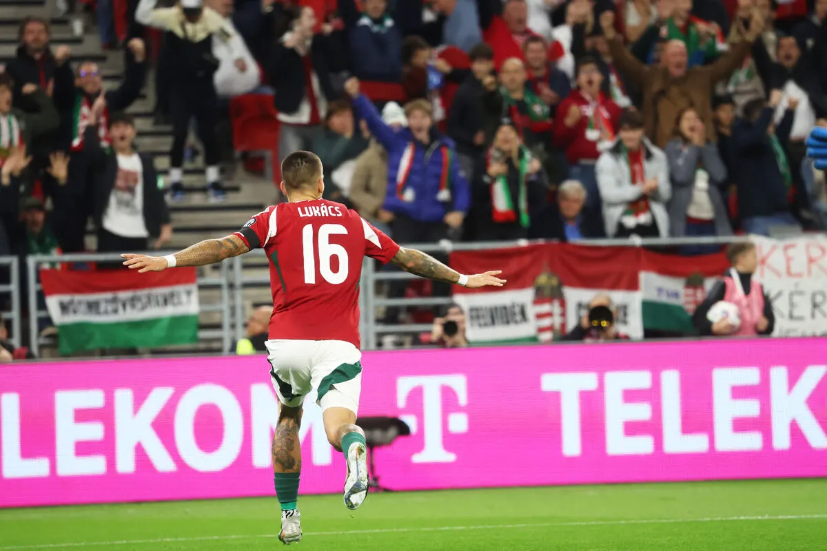 Lukács Dániel szerezte a magyar csapat első gólját 