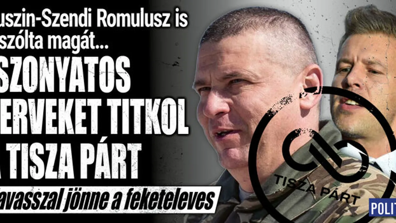 Iszonyatos terveket rejteget a Tisza Párt