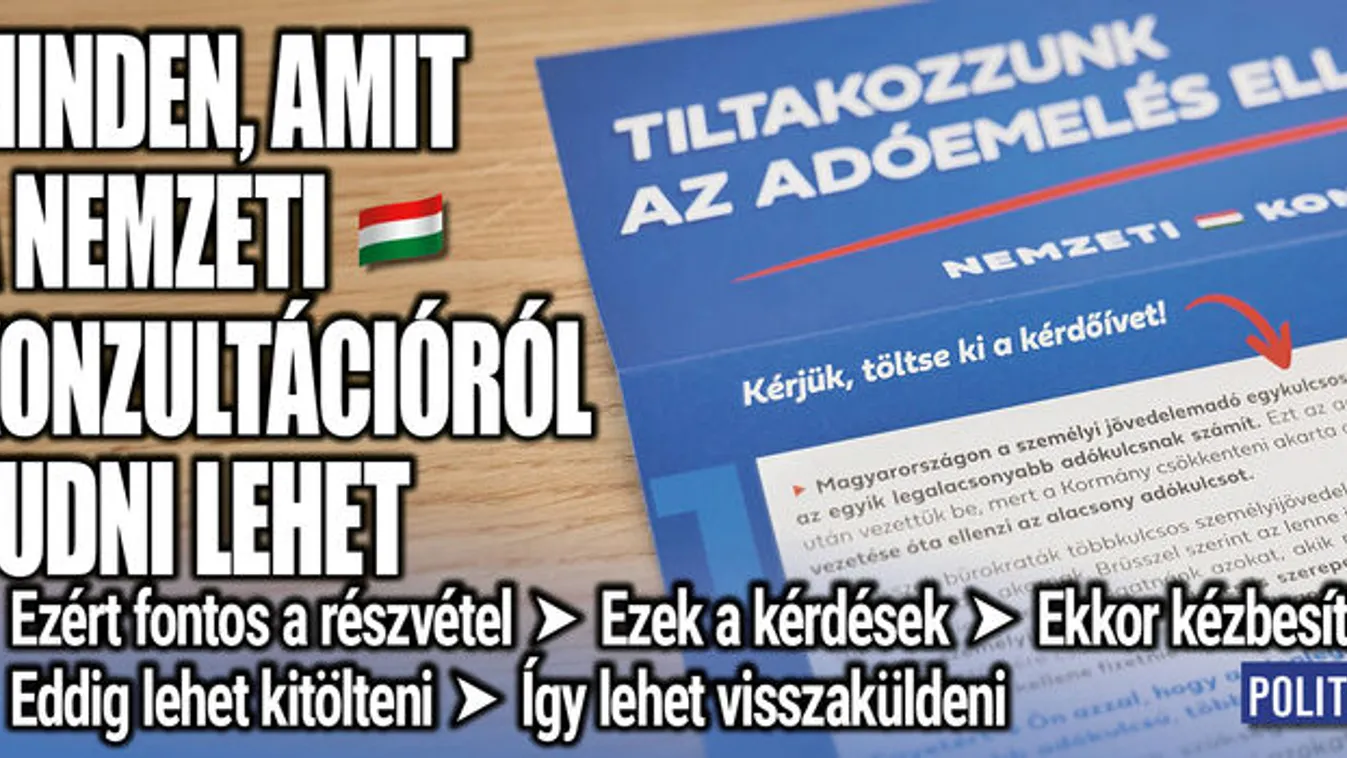 Mutatjuk az új nemzeti konzultáció legfontosabb tudnivalóit