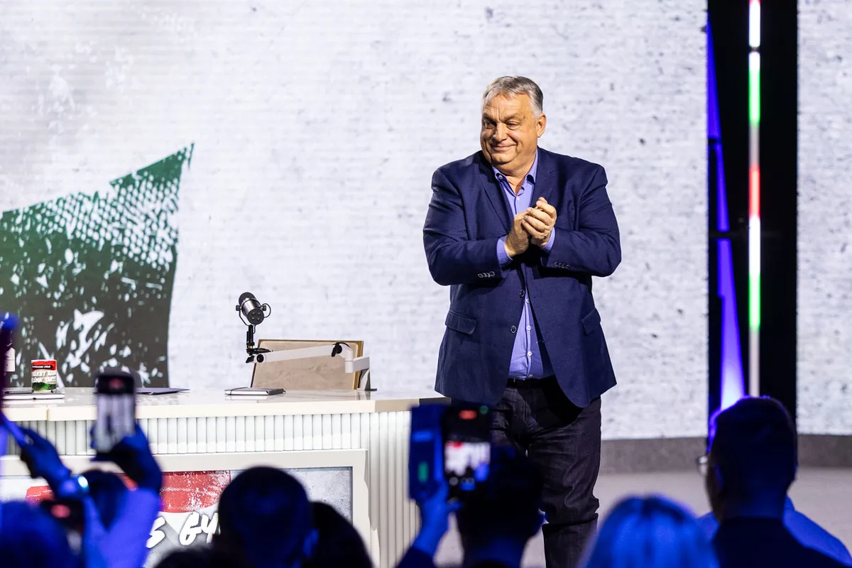 Háborúellenes Gyűlés, Nyíregyháza, 2025. 11. 29.
Orbán Viktor