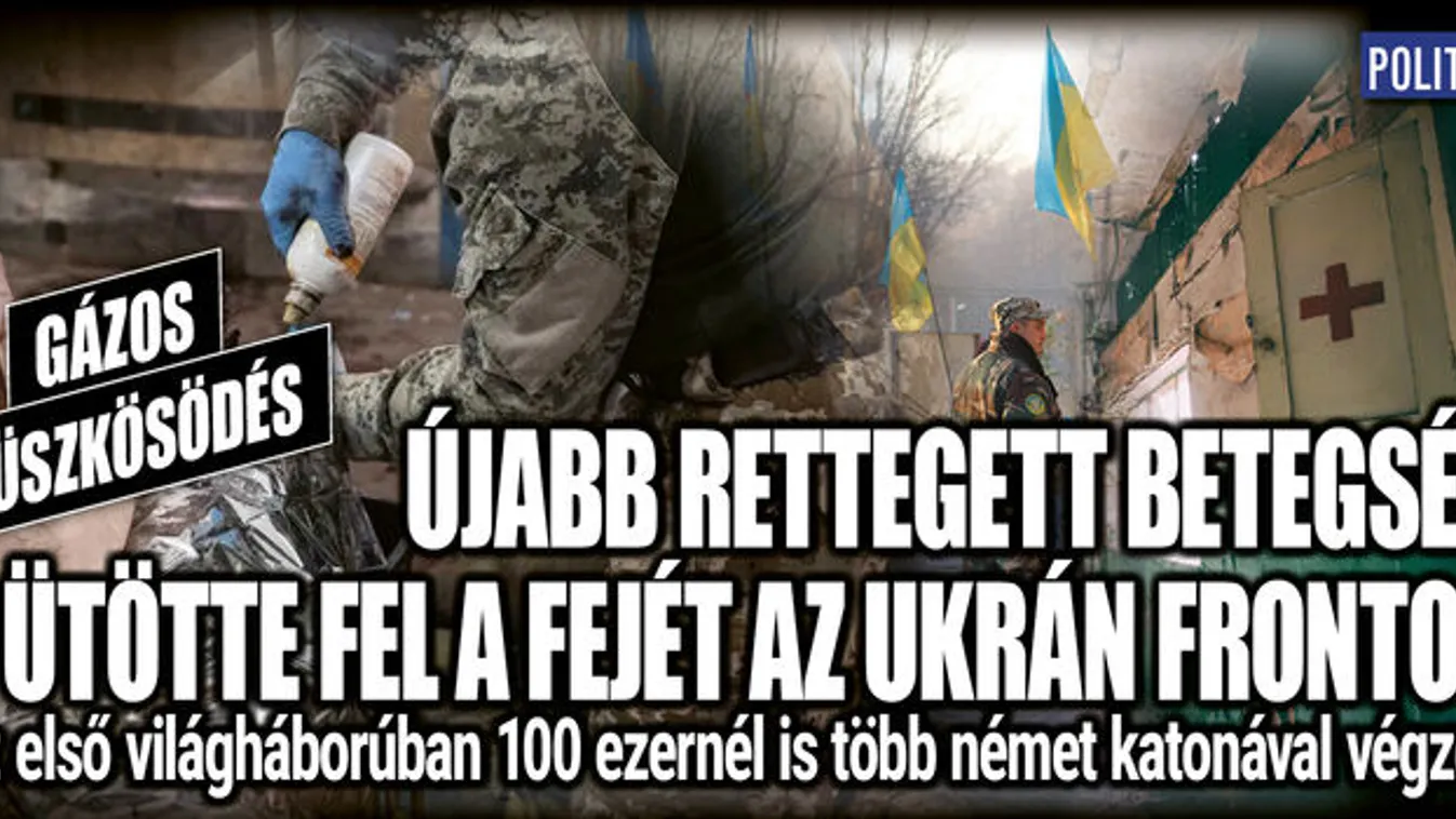 Világháborús járvány ütötte fel a fejét az ukrán fronton