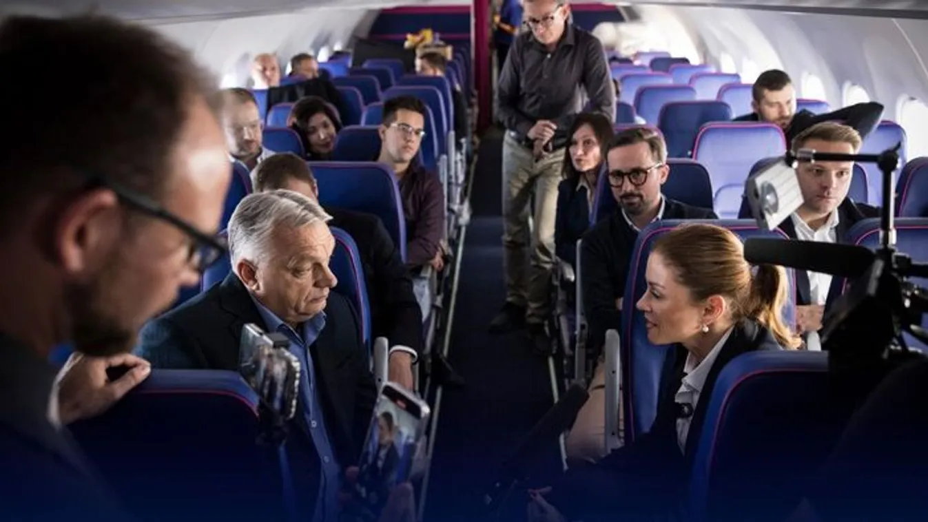 Érdekes videóval jelentkezett Orbán Viktor felszállás előtt