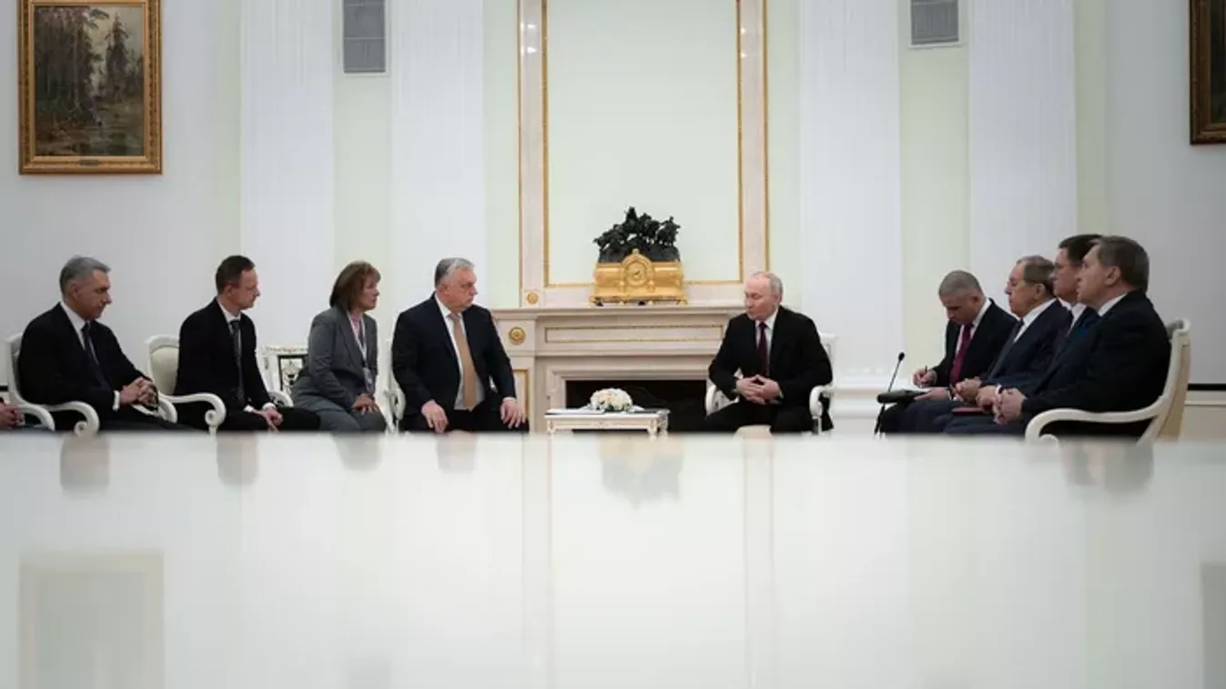 Orbán Viktor Moszkvában: Budapest készen áll egy békecsúcsra