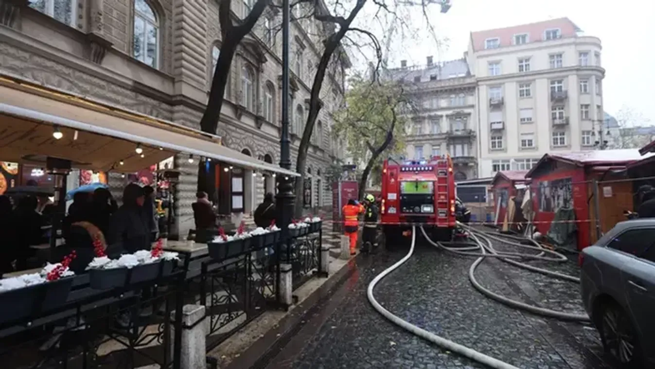Félelmetes tűz tört ki a Bazilika mellett – lángolt a tető