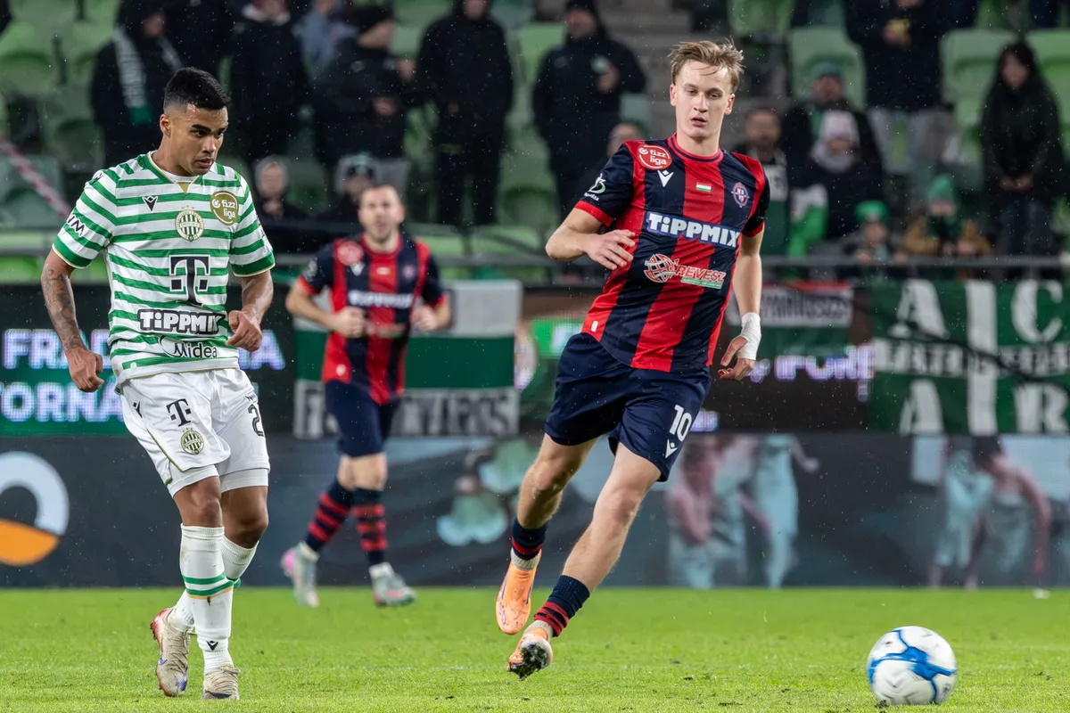 Manner Balázs (jobbra) gólja is kellett a Fradi ellen