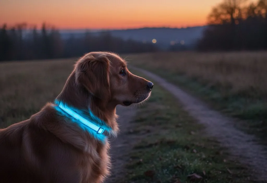 Világítós kutyanyakörveket tesztelt a hatóság.