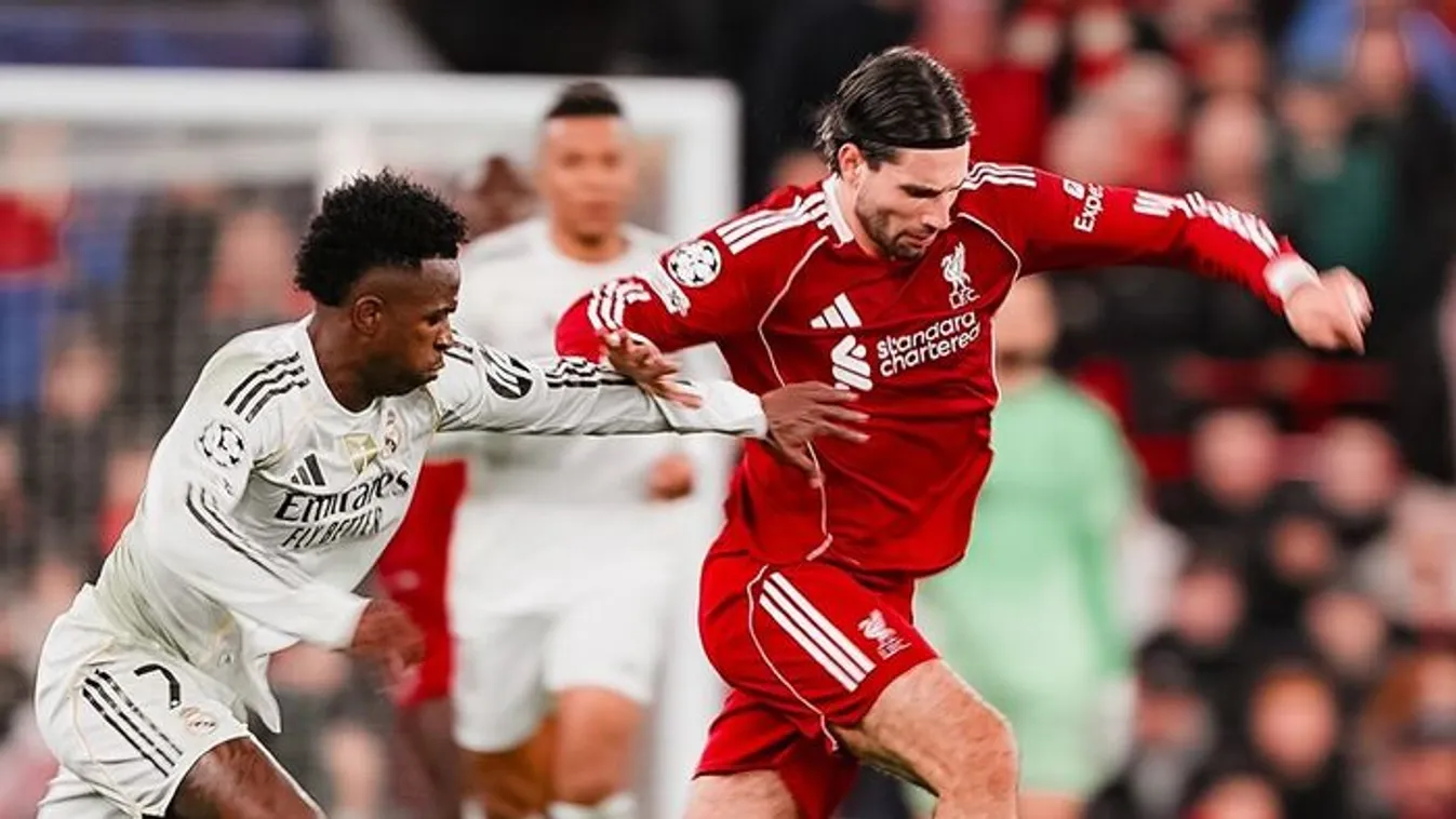 Szoboszlai centikre volt a góltól a Real Madrid ellen, őt ünnepli Liverpool