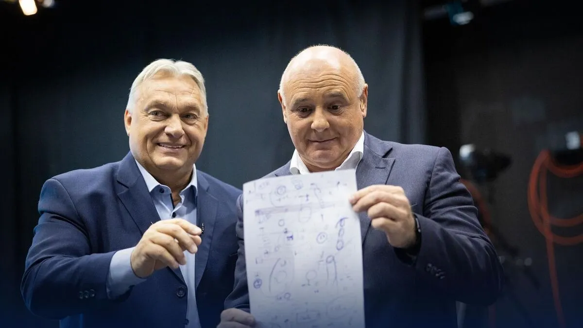 Orbán Viktor az ATV Mérleg stúdiójában járt