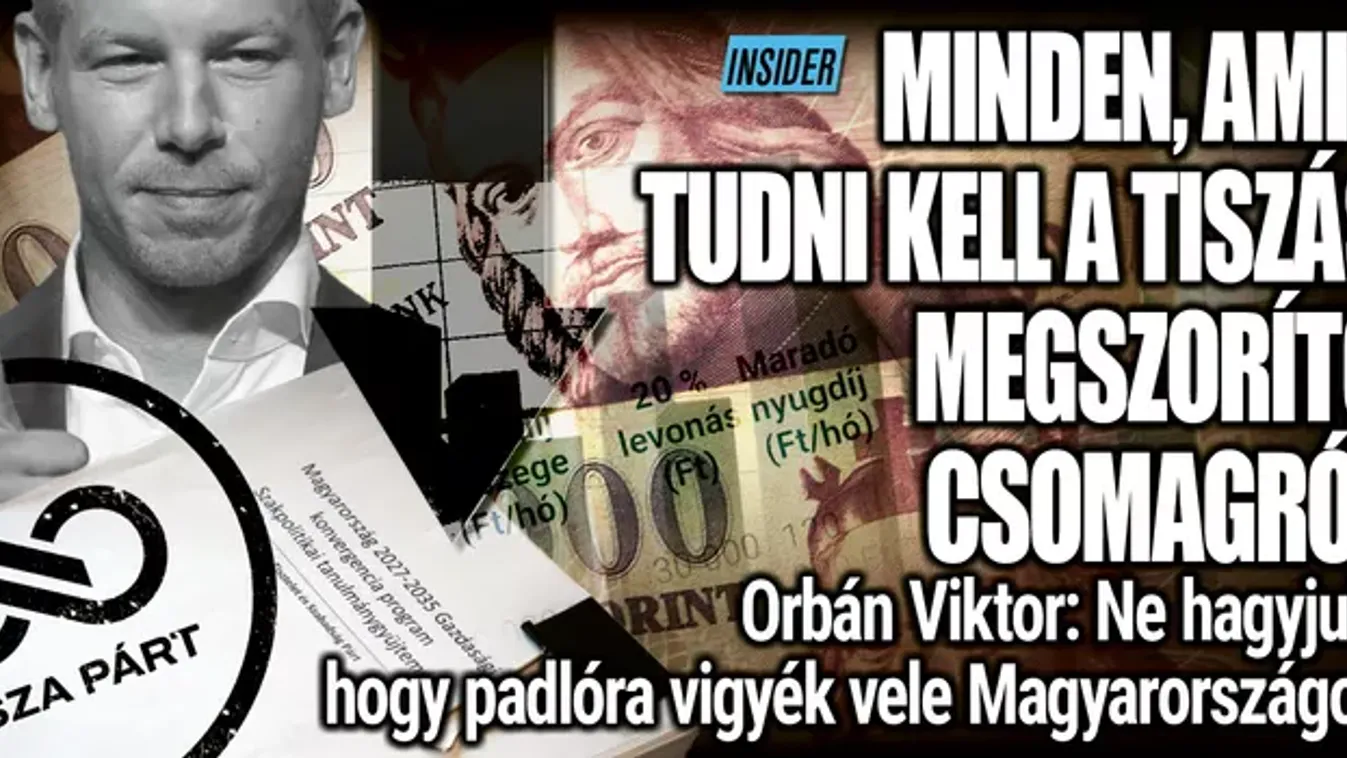 Minden, amit a tiszás megszorító csomagról tudni kell