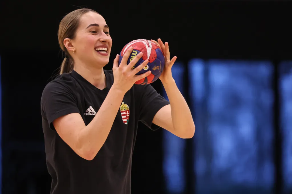 Telki 20240226 kézilabda magyar válogatott edzés Fotó: dömötör Csaba Nemzeti Sport Márton Gréta