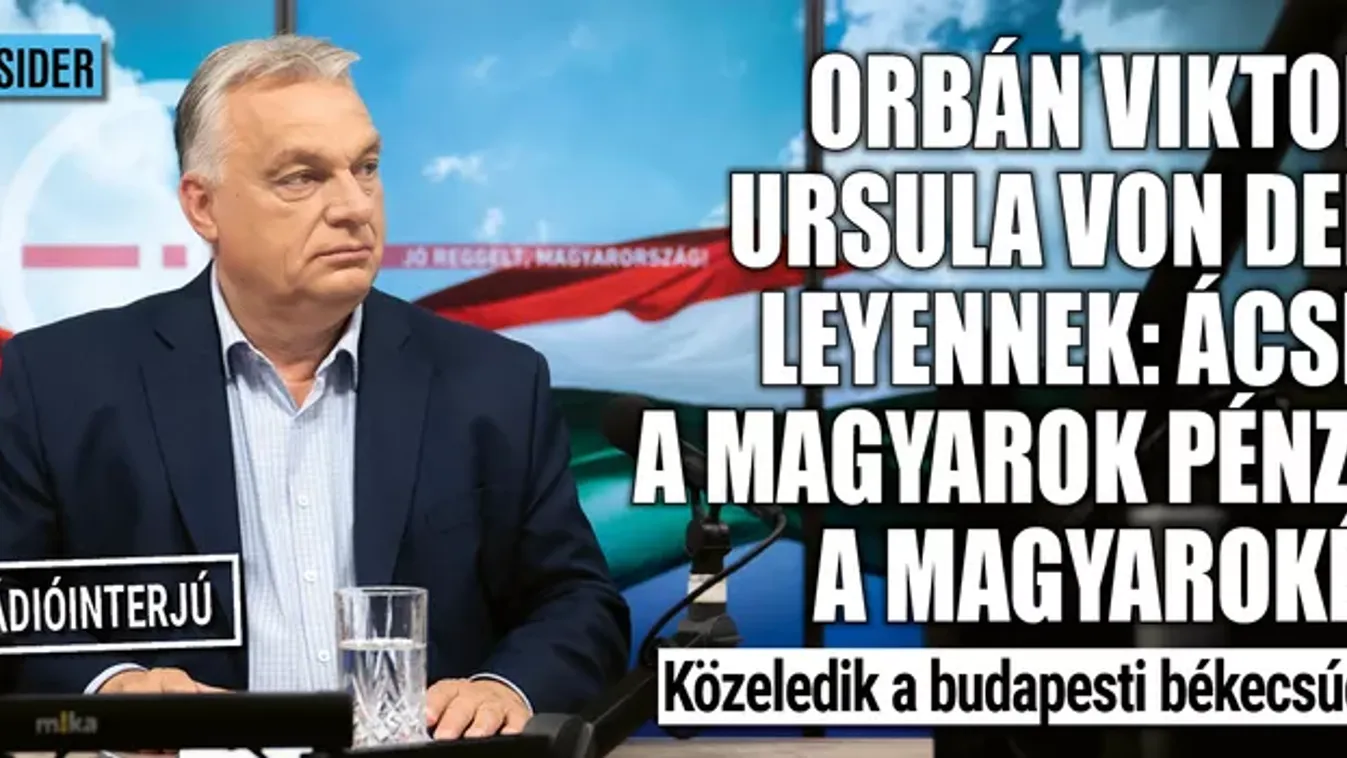 Orbán Viktor a Kossuth rádióban tesz fontos bejelentéseket