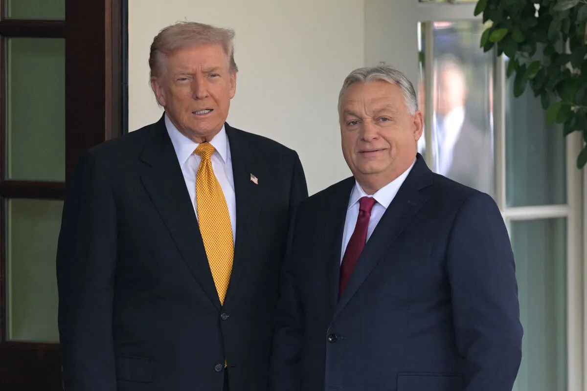 Hungarian PM Orban meets US president Trump