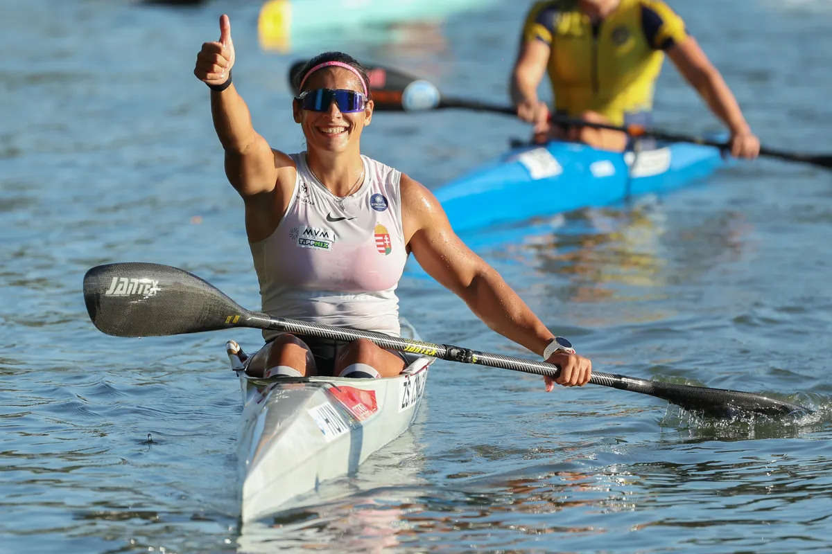 Csikós Zsóka magyar kajakos a jövő nagy ígérete