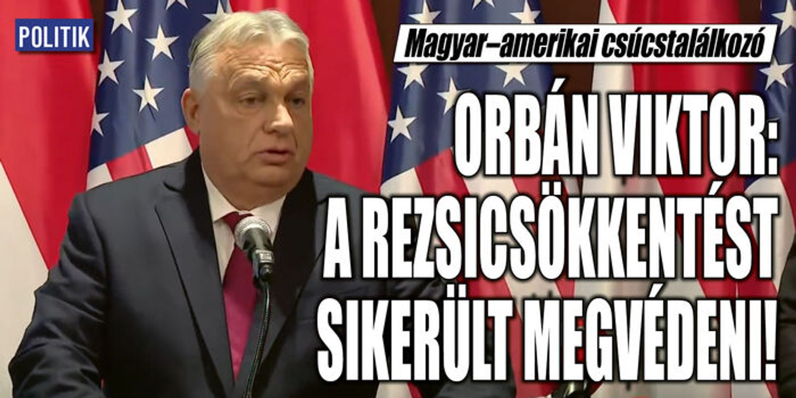 Orbán Viktor: Sikerült megvédeni a rezsicsökkentést!