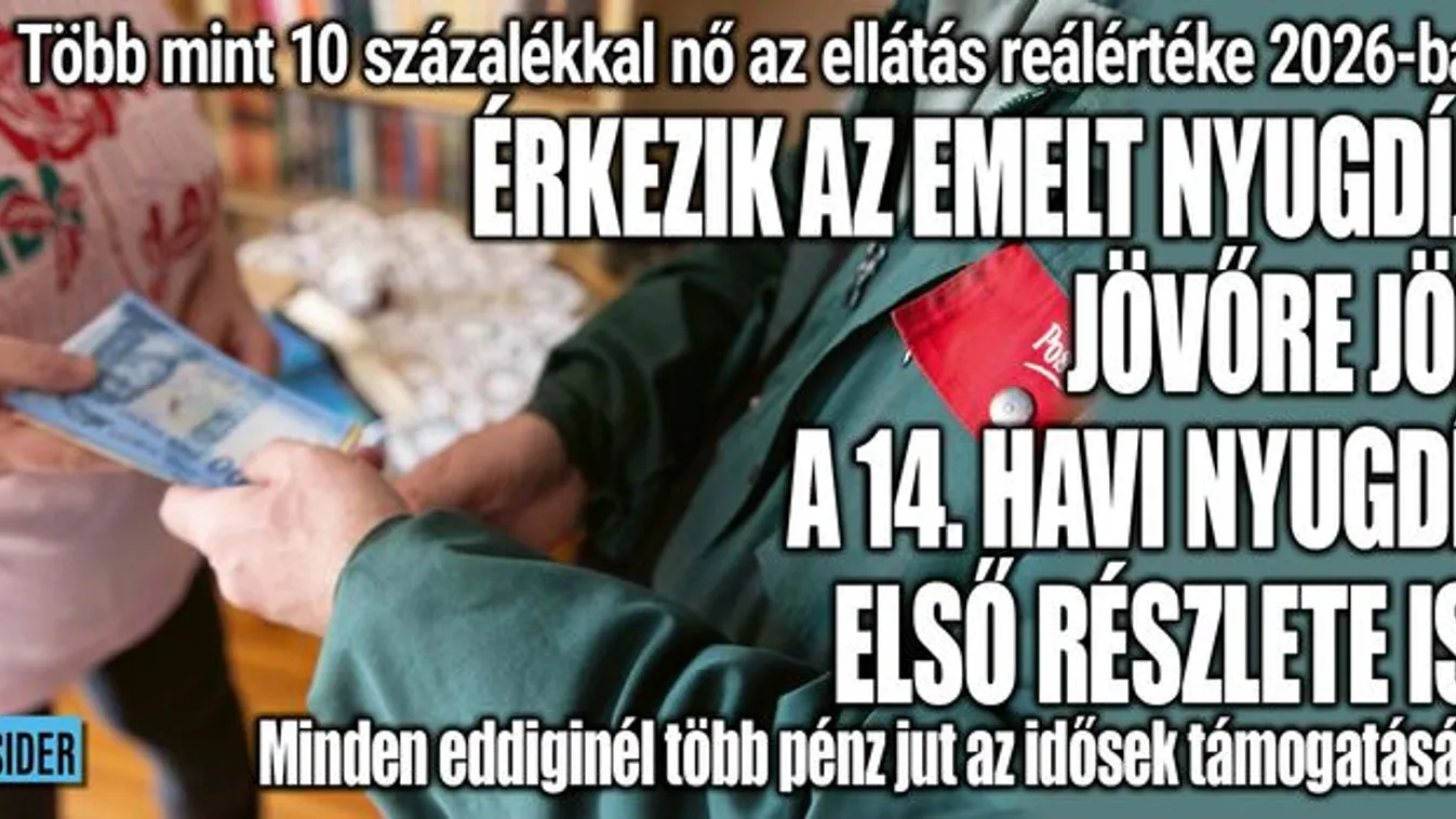 Nyugdíjemelés: extrapénz is érkezik jövőre