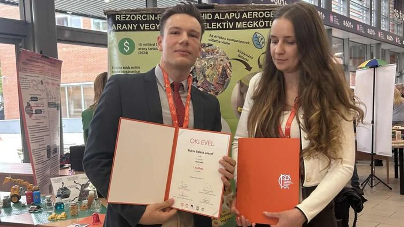 Arany kinyerésére fejlesztett ki aerogélt a debreceni diák