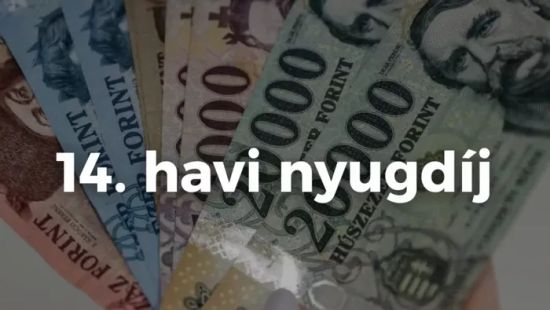A 14. havi nyugdíjból egyheti összeget kapnak meg a nyugdíjasok