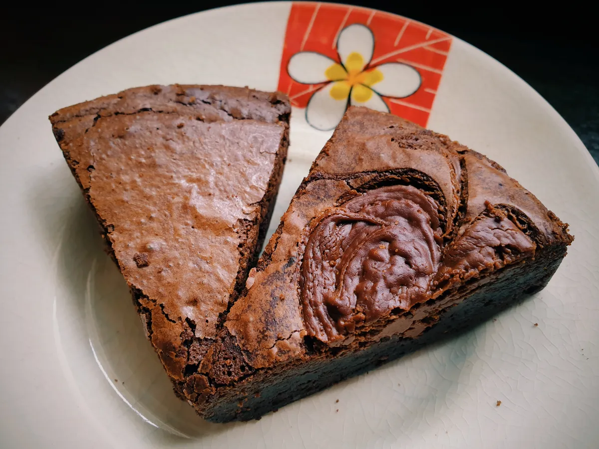 Isteni sütemény Brownies,-,Original,&,Nutella,Brownies