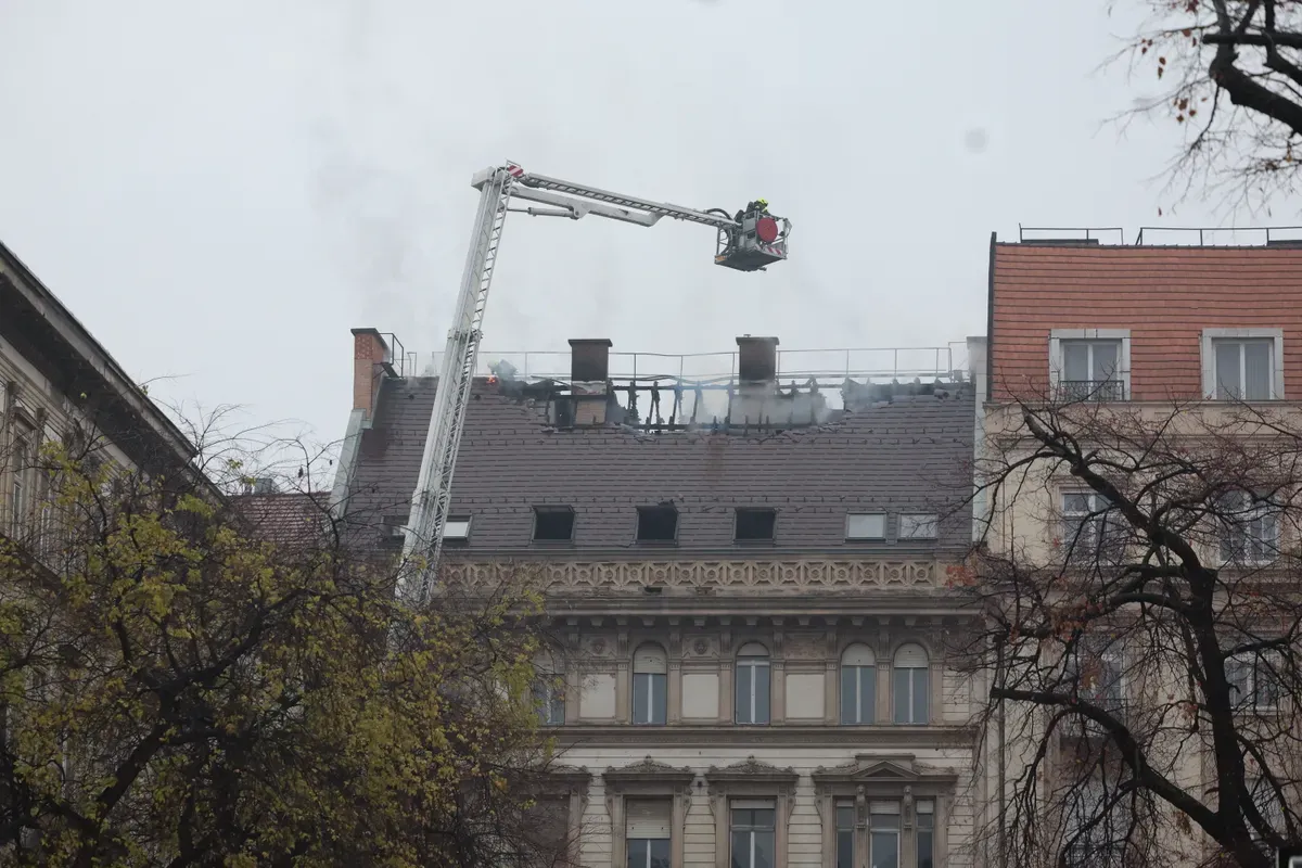 Tűz tombolt a Bazilika mellett